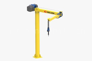 Intelligent lifting folding jib crane