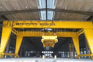 Gantry Crane 2 ya Kontena Lililowekwa kwenye Reli