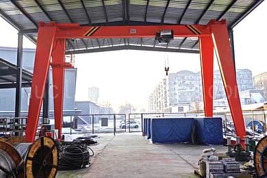 Single beam gantry crane 3