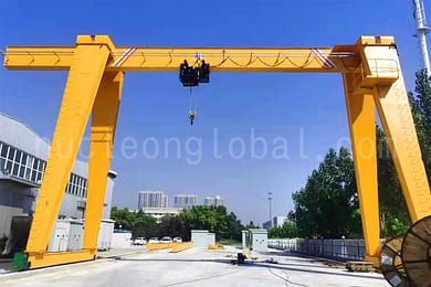 Single beam gantry crane 4