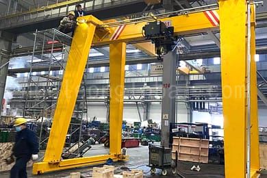 Single beam gantry crane 6