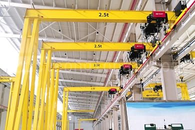 semi gantry crane 10