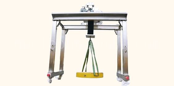 Class 100 clean room portable gantry crane list