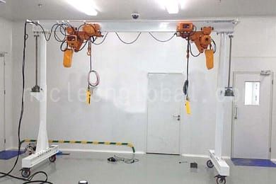 Portable Gantry Crane for clean room2