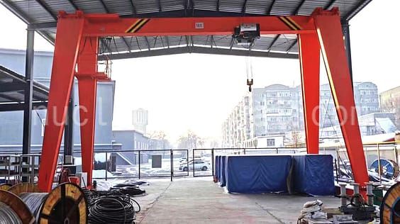 Single beam gantry crane 3